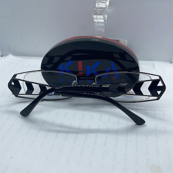 Brand New Mens Eyeglass Frame by Kika Eyewear Vintage style KE206 Black - Picture 11 of 11